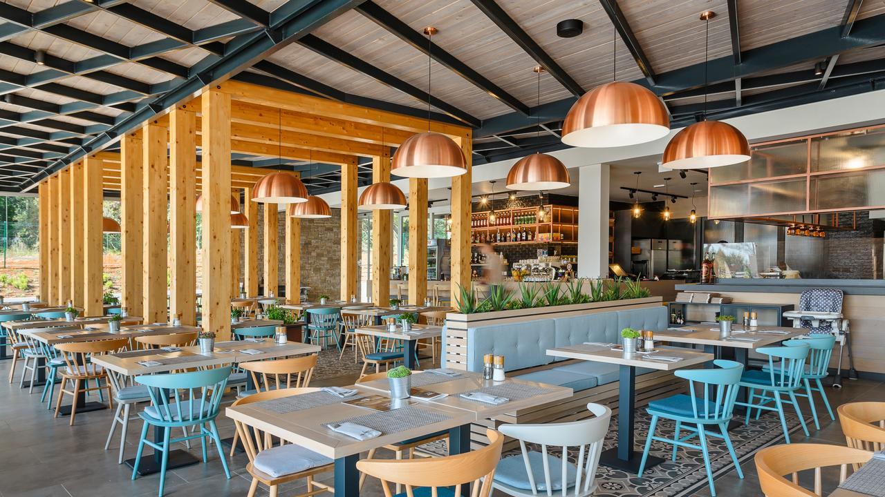 Mobile Homes Camping Santa Marina, Lanterna Tar-Vabriga Luaran gambar Interior of the restaurant