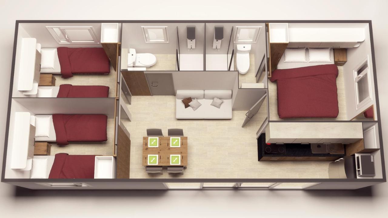 Mobile Homes Camping Santa Marina, Lanterna Tar-Vabriga Luaran gambar A typical layout of a mobile home