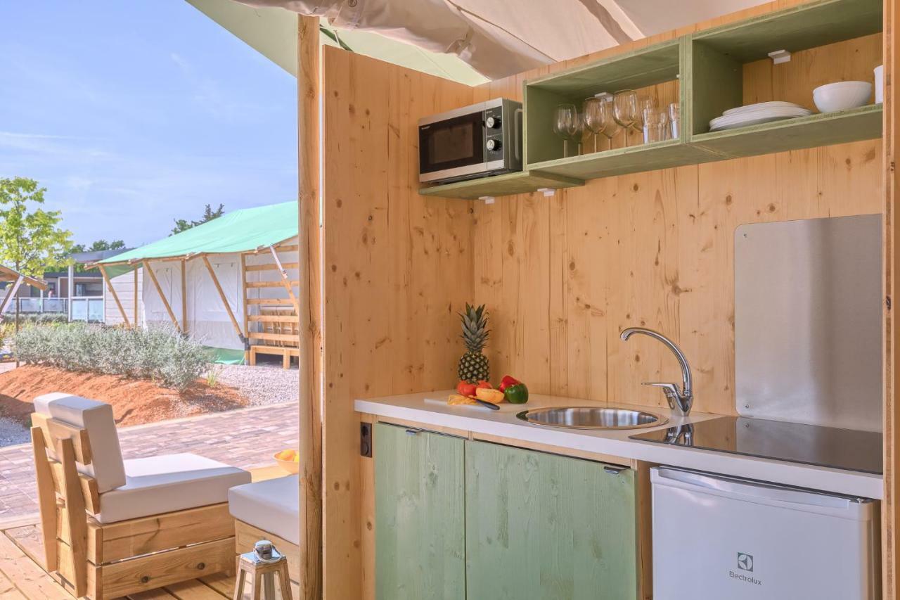 Mobile Homes Camping Santa Marina, Lanterna Tar-Vabriga Luaran gambar Kitchen in a mobile home